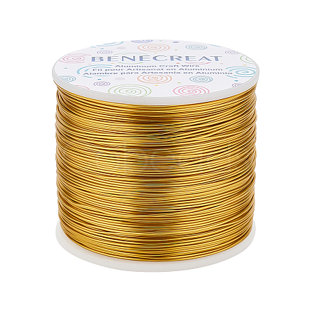 BENECREAT Matte Round Aluminum Wire AW-BC0003-30E-1.2mm-1