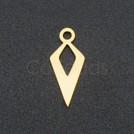 201 Stainless Steel Open Back Bezel Pendants STAS-R111-LA173-6-1