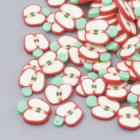 Handmade Polymer Clay Cabochons CLAY-N002-02O-1
