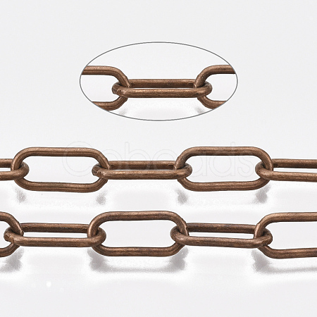 Unwelded Iron Paperclip Chains CH-S125-09A-R-1