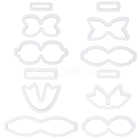 4 Boxs 4 Styles Plastic Molds DIY-SC0030-53B-1