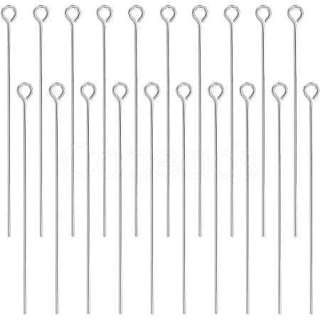 30Pcs 925 Sterling Silver Eye Pins STER-BC0002-59A-1