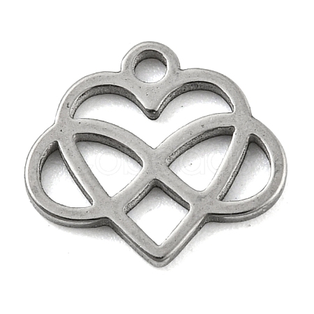 Non-Tarnish Laser Cut 304 Stainless Steel Charms STAS-G323-03P-1