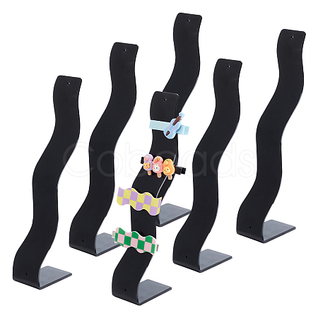 Plastic Hair Clip Displays AJEW-WH00245-25A-1