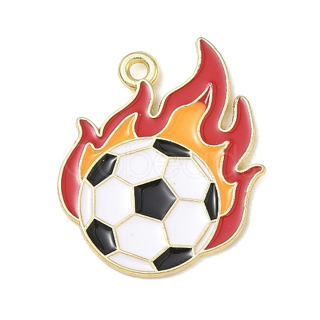Alloy Enamel Pendants AL-CBAD1A5-01D-G-1