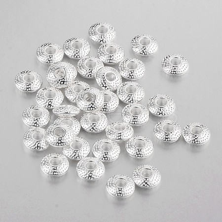 Tibetan Style Alloy Spacer Beads X-TIBEB-R011-S-LF-1