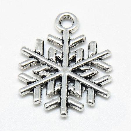 Tibetan Style Alloy Pendants TIBE-S301-048AS-RS-1