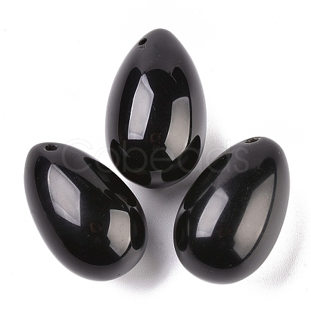 Natural Obsidian Pendants X-G-P438-F-05-1
