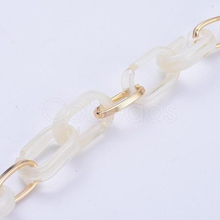 Handmade Paperclip Chains AJEW-JB00606-06-1