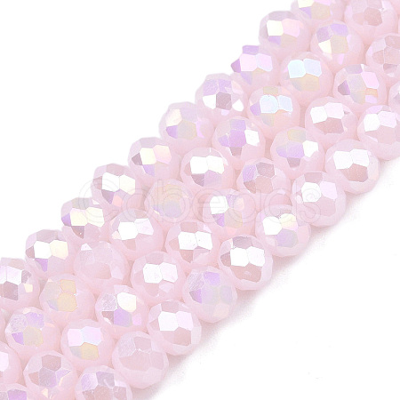 Electroplate Glass Beads Strands LS-EGLA-A044-J6mm-B02-1