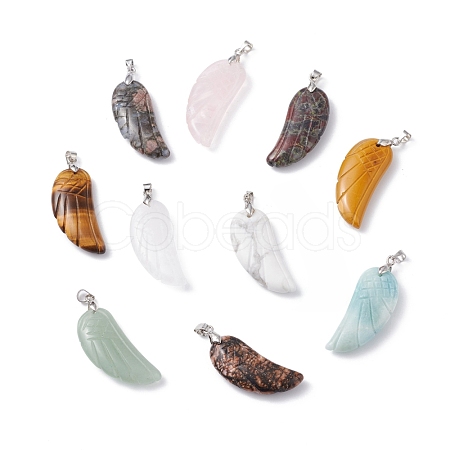 Natural & Synthetic Mixed Stone Pendants G-I314-01P-1