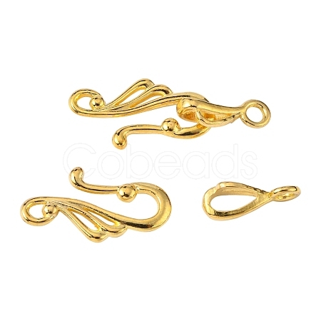 Tibetan Style Hook and Eye Clasps K08ZJ011-1
