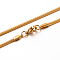 304 Stainless Steel Herringbone Chain Necklaces, Golden, 17.7 inch(45cm), 2.6x1mm