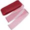 Polyester Horsehair Braid Boning Wedding Dress Accessories, for Sewing Dress Dance Skirt Shaping Trimming, Pink, 75x0.3mm, 50yards/roll