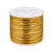 BENECREAT Matte Round Aluminum Wire, Gold, 17 Gauge, 1.2mm, 116m/roll