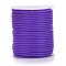 Hollow Pipe PVC Tubular Synthetic Rubber Cord, Wrapped Around White Plastic Spool, Mauve, 3mm, Hole: 1.5mm, about 27.34 yards(25m)/roll