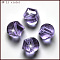 K9 Glass, Imitation Austrian Crystal Beads, Grade AAA, Faceted, Polygon, Lilac, 6mm, Hole: 0.7~0.9mm