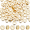 SUNNYCLUE 200Pcs Brass Spacer Beads, Nickel Free, Flat Round/Disc, Real 18K Gold Plated, 6x1.5mm, Hole: 2mm