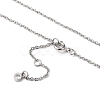 Cube Micro Pave Cubic Zirconia Pendant Necklaces & Bracelets Sets SJEW-JS01116-03-4