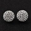 Polymer Clay Rhinestone Beads RB-H258-HD12mm-001-1
