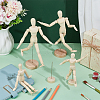 Unfinished Blank Wooden Puppet DIY-OC0002-26-5