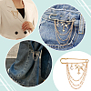 4Pcs Moon & Star Alloy Rhinestone Hanging Chain Brooch JEWB-FG0001-84A-5