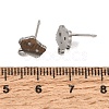 304 Stainless Steel Stud Earring Findings SA-CBAAD0D-11P-3