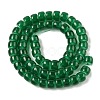 Baking Plating Glass Beads Strands GLAA-H036-01-5
