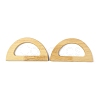 D-shape Wooden Bag Handles FIND-WH0135-76-1
