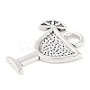 Tibetan Style Cocktail Glass Alloy Pendants LS-TIBEP-Q054-03AS-RS-2