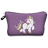 Unicorn Pattern Polyester Waterpoof Makeup Storage Bag PW-WG53403-03-1