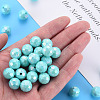 Opaque Acrylic Beads TACR-S154-10F-04-2