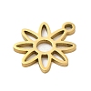 304 Stainless Steel Charms STAS-S123-01G-10-2