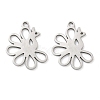 201 Stainless Steel Pendants STAS-F337-08P-1