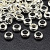 Brass Flat Round Spacer Beads X-KK-M085-10S-NR-1