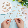 CRASPIRE 20 Sets 10 Styles Alloy Snap Lock Clasps FIND-CP0001-42-3