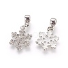 Alloy Rhinestone Pendants ALRI-F054-01P-2
