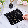 MDF with Velvet Mat Jewelry Necklace Display Stands NDIS-WH0001-29-3