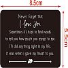 Stainless Steel Blank Thermal Transfer Cards and Paper Envelopes DIY-FG0001-74D-2