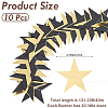 10Pcs Paper Star Congratuation Banners AJEW-CN0005-40A-2