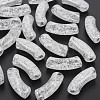 Transparent Crackle Acrylic Beads CACR-S009-001B-NA-1