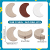 12Pcs 3 Colors Silicone Focal Beads SIL-SC0002-75-2