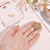 2Pcs 925 Sterling Silver Spring Gate Rings STER-BBC0008-03G-3
