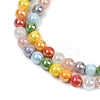 Electroplate Glass Beads Strands EGLA-D300-10-8mm-3