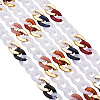 Transparent Acrylic Handmade Curb Chain AJEW-TA0001-10-12