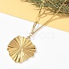 304 Stainless Steel Pendant Necklaces for Women NJEW-D312-02B-G-2