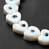 Handmade Evil Eye Lampwork Beads Strands LAMP-E023-07B-01-3