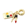 Brass European Dangle Charms KK-A268-35G-2