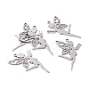 Tarnish Resistant 201 Stainless Steel Pendants STAS-T056-LA326-1-2