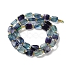 Natural Colorful Fluorite Beads Strands G-H061-A11-01-3
